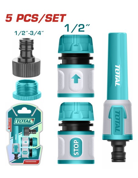 BUSES NETTOYEUR LAVEUR HAUTE PRESSION 5PCS THHCS05122 TOTAL| mano.tn | Tunisie