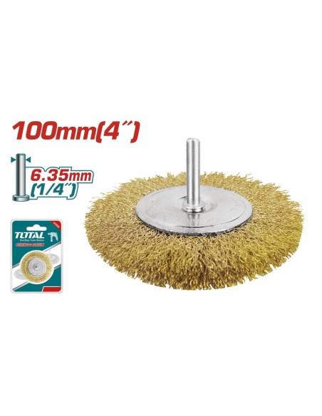 BROSSE METALLIQUE 100 TAC34041 TOTAL| mano.tn | Tunisie