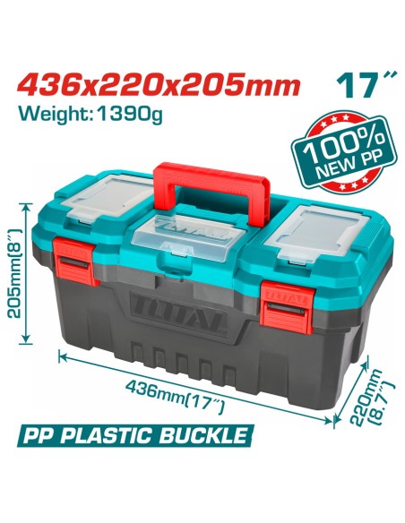 CAISSE A OUTIL 17" TPBX0171 TOTAL| mano.tn | Tunisie