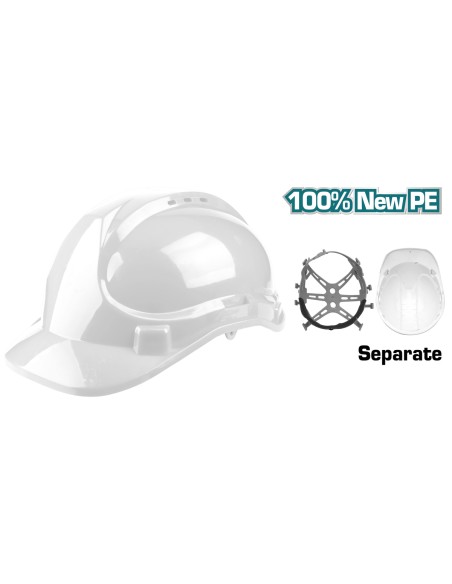 CASQUE DE PROTECTION BLANC TSP2609 TOTAL| mano.tn | Tunisie