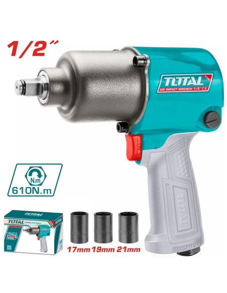 CLE A CHOC PNEUMATIQUE 1/2" TAT40122 TOTAL| mano.tn | Tunisie