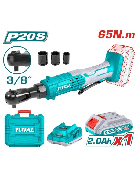 CLIQUET A BATTERIE 20V TDRLI2060152 TOTAL| mano.tn | Tunisie