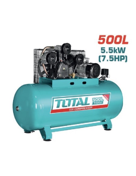 COMPRESSEUR D’AIR 500 LITRE 7.5HP TC1755002E TOTAL| mano.tn | Tunisie