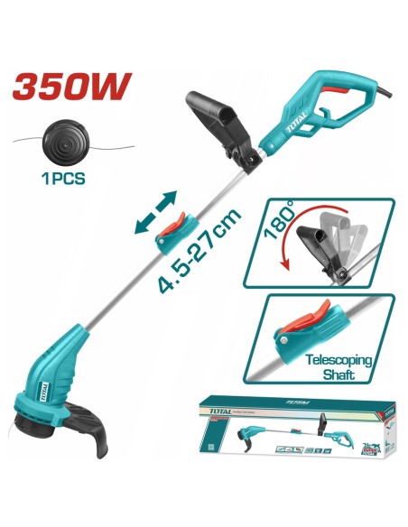 DEBROUSAILLEUSE 25CM 350W TG103512 TOTAL| mano.tn | Tunisie