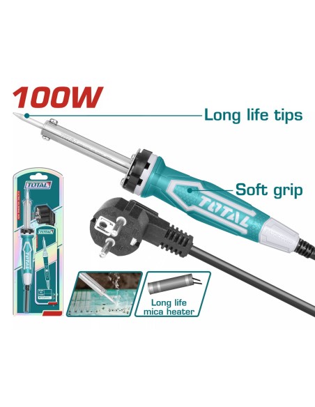 FER A SOUDER 100W TET10006 TOTAL| mano.tn | Tunisie