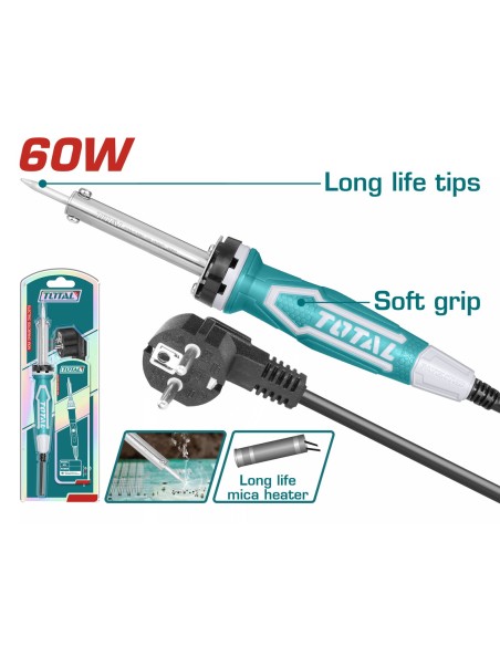 FER A SOUDER 60W TET1606 TOTAL| mano.tn | Tunisie