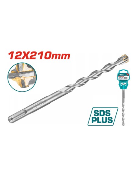 FORET SDS PLUS 12 X 210MM TAC311201C TOTAL| mano.tn | Tunisie