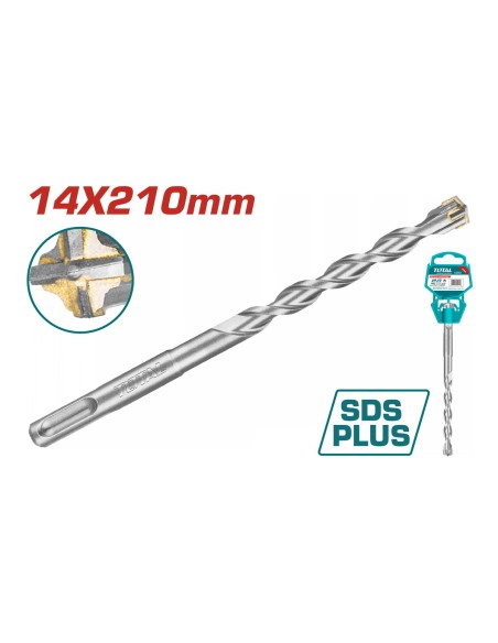FORET SDS PLUS 14 X 210MM TAC311401C TOTAL| mano.tn | Tunisie