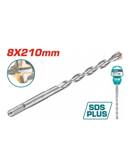 FORET SDS PLUS 8 X 210MM TAC310803C TOTAL| mano.tn | Tunisie