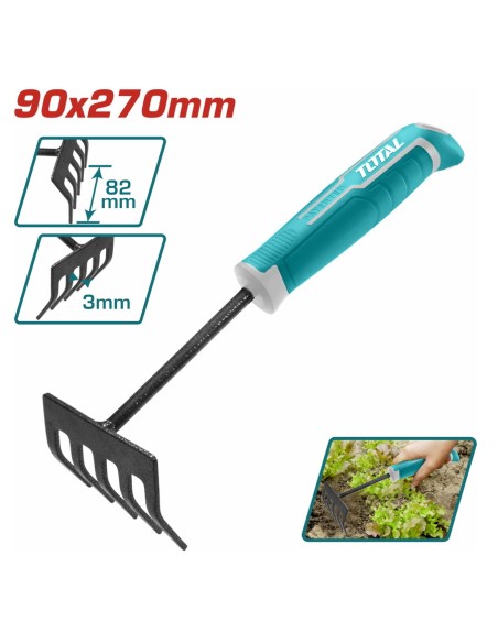 MINI RÂTEAU DE JARDIN 270MM THFTR1008 TOTAL| mano.tn | Tunisie