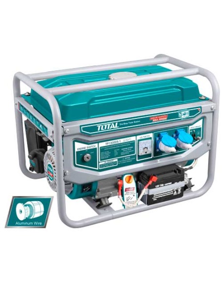 GROUPE ÉLECTROGÈNE GÉNÉRATEUR 3000W 7CV A BATTERIE TP130005-1 TOTAL| mano.tn | Tunisie
