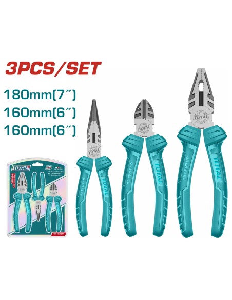 JEU DE 3 PINCE THT1K0311 TOTAL| mano.tn | Tunisie