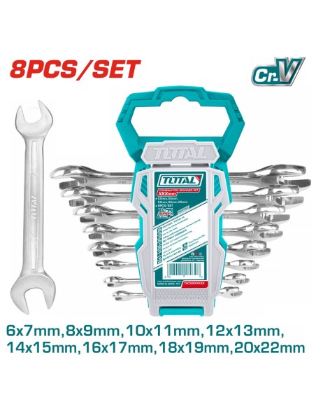 JEU DE CLES A FOURCHE THT102386 TOTAL| mano.tn | Tunisie