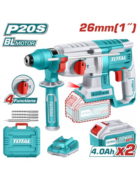 MARTEAU PERFORATEUR 850W TRHLI202287 TOTAL| mano.tn | Tunisie