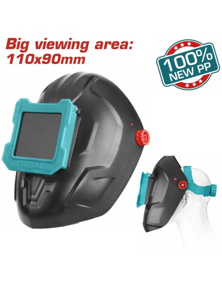 MASQUE DE SOUDURE 110*90*3MM TSP9216 TOTAL| mano.tn | Tunisie