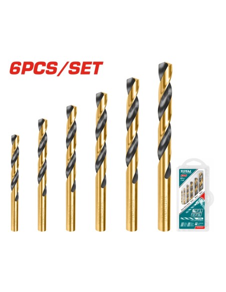 JEUDE 6 FORET MECHES HSS 2-8MM TACSD0605 TOTAL| mano.tn | Tunisie