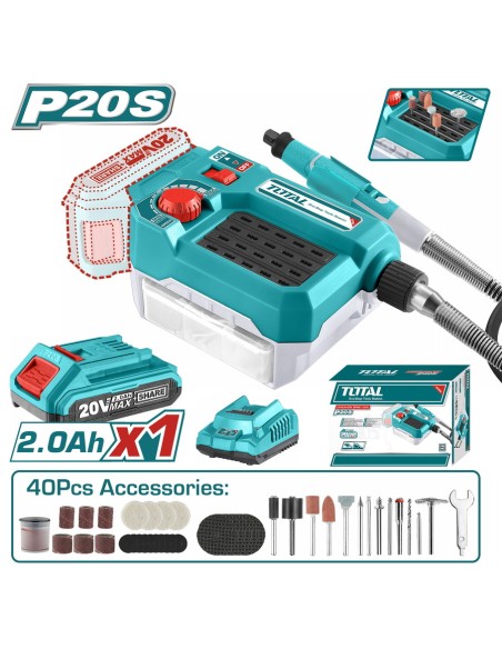 MEULEUSE MULTIFONCTION A BATTERIE TMGLI20011 TOTAL| mano.tn | Tunisie