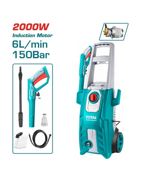 NETTOYEUR LAVEUR 2000W 150 BAR TGT11226 TOTAL| mano.tn | Tunisie