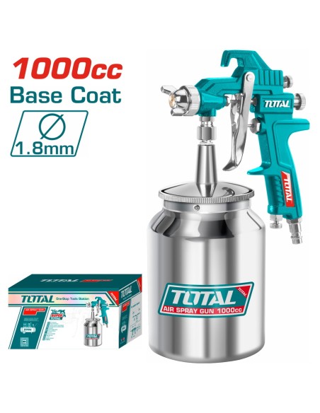 PISTOLET DE PEINTURE 1.8 MM 1000CC TAT11005 TOTAL| mano.tn | Tunisie