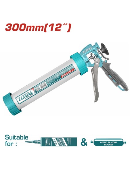 PISTOLET SILICONE THT20112 TOTAL| mano.tn | Tunisie