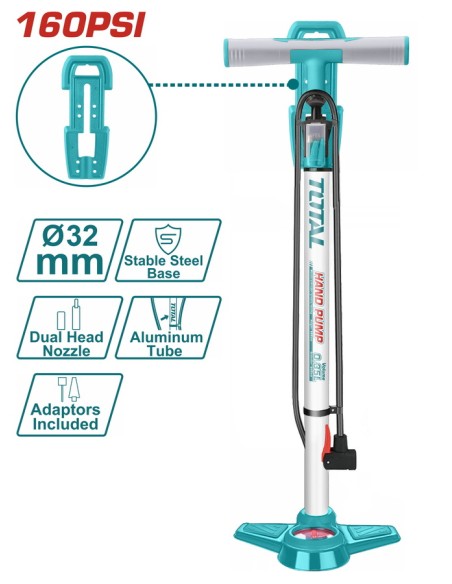 POMPE BICYCLETTE AVEC MANO TMPP3201 TOTAL| mano.tn | Tunisie