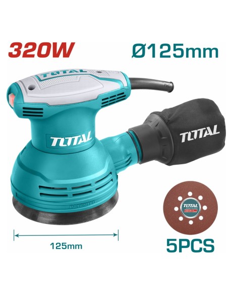 PONCEUSE ROTATIVE 320W TF2031256 TOTAL| mano.tn | Tunisie