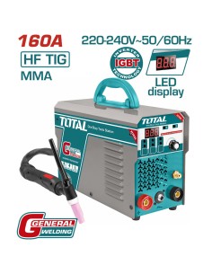 Poste soudure 160a 4.0 tig1601 TOTAL TOOLS - 1.129 Tnd | mano.tn | Tunisie