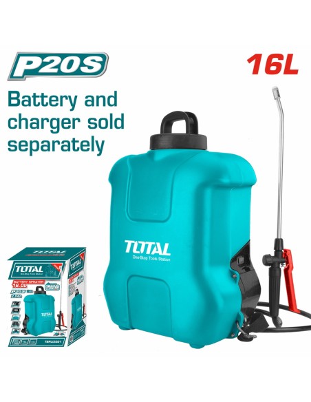 PULVERISATEUR 16 SANS FIL TSPLI2001 TOTAL| mano.tn | Tunisie