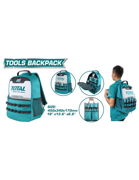 SAC A DOS 8KG THBP0201 TOTAL| mano.tn | Tunisie