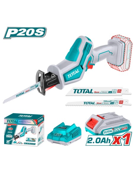 SCIE A GUICHET AVEC BATTERIE 20V TRSLI65061 TOTAL| mano.tn | Tunisie