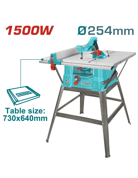 SCIE A TABLE 1500W 254M TS5152548 TOTAL| mano.tn | Tunisie