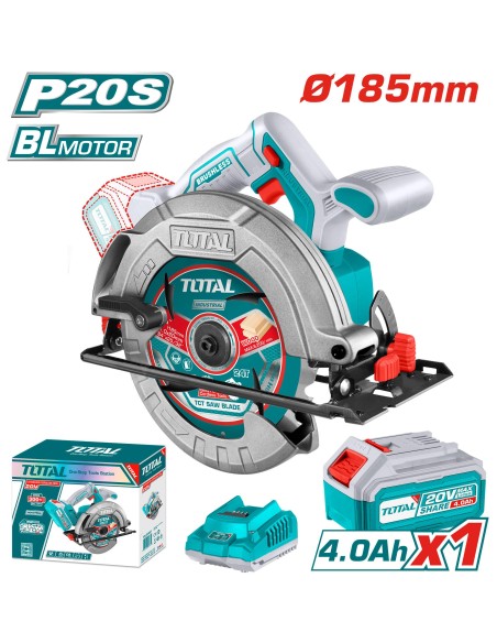 SCIE CIRCULAIRE 20S SANS FIL 185MM TSLI18511 TOTAL| mano.tn | Tunisie