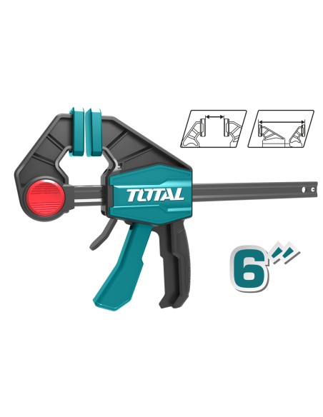 SERRE JOINT A CLIQUET 6" 63X150MM THT1340601 TOTAL| mano.tn | Tunisie