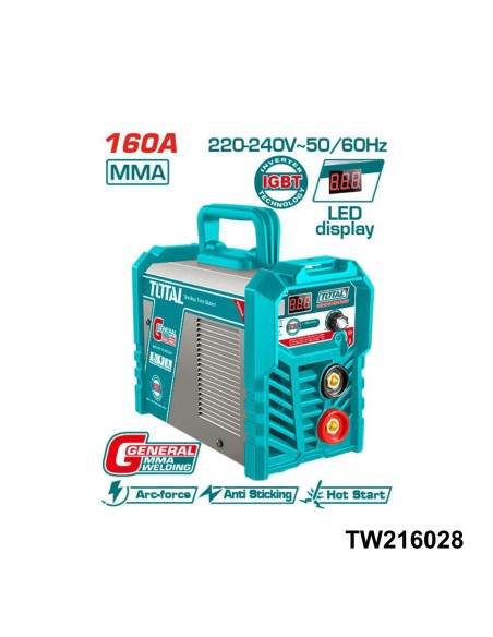 POSTE SOUDURE 160A INVERTER TW216028 TOTAL| mano.tn | Tunisie