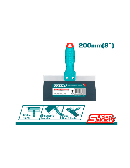 COUTEAU ENDUIRE 200MM THPUT20011 TOTAL| mano.tn | Tunisie