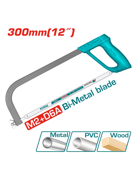 MONTURE DE SCIE A METAUX THT541036 TOTAL| mano.tn | Tunisie