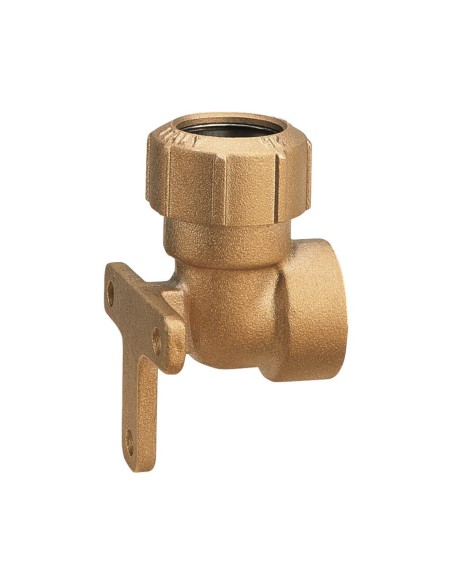 RACCORD COUDÉ FEMELLE AVEC FIXATION MURALE 25 ITAP 048| mano.tn | Tunisie