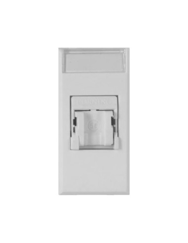 PRISE INFORMATIQUE 8 PLOTS RJ45 CAT 6 UTP WHITEK 44| mano.tn | Tunisie