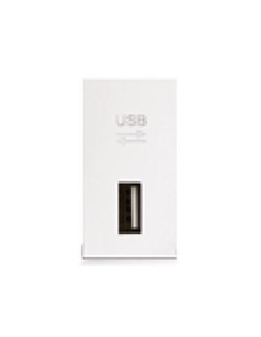 PRISE USB POUR BOÎTE AU SOL 1 MODULE BLANC| mano.tn | Tunisie