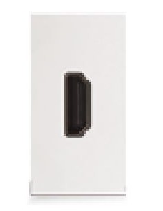 PRISE HDMI AVEC CORDON 1 MODULE BLANC| mano.tn | Tunisie