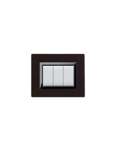 PLAQUE BOIS 44 RECTANGULAIRE WENGE 3 MODULES| mano.tn | Tunisie