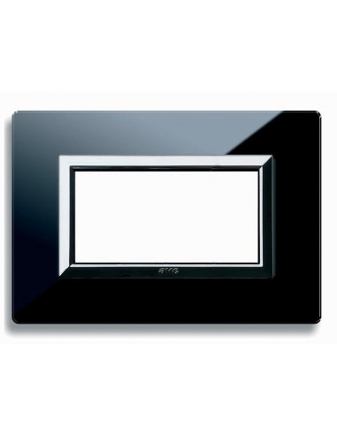 PLAQUE VERA 44 RECTANGULAIRE EN VERRE NOIR ABSOLU 4 MODULES| mano.tn | Tunisie