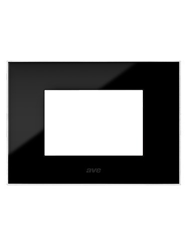 PLAQUE YOUNG 44 RECTANGULAIRE NOIR ABSOLU 4 MODULES| mano.tn | Tunisie