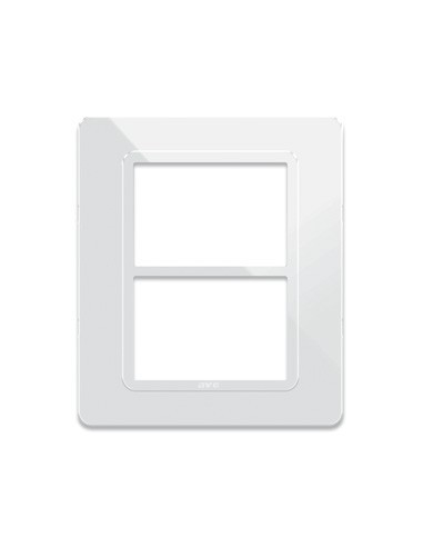 PLAQUE TECHNOPOLYMERE 44 RECTANGULAIRE BLANC 3+3 MODULES| mano.tn | Tunisie