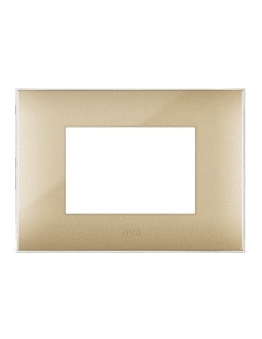 PLAQUE YOUNG 44 RECTANGULAIRE DORÉ 3 MODULES| mano.tn | Tunisie