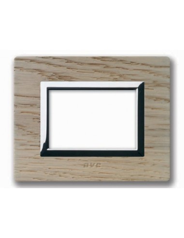 PLAQUE BOIS 44 RECTANGULAIRE CHENE CLAIR 3 MODULES| mano.tn | Tunisie