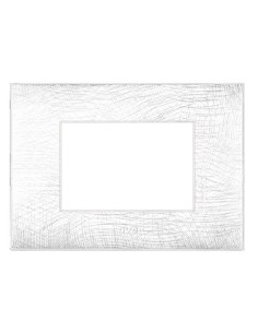 PLAQUE YOUNG 44 RECTANGULAIRE BLANC 3D 3 MODULES| mano.tn | Tunisie