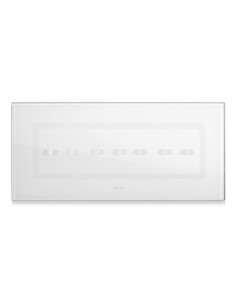 PLAQUE VERA 44 TOUCH RECTANGULAIRE BLANC 7 MODULES 7 COMMANDES| mano.tn | Tunisie