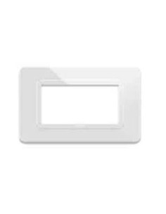 PLAQUE TECHNOPOLYMERE 44 RECTANGULAIRE BLANC 4 MODULES| mano.tn | Tunisie