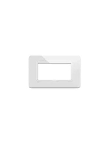 PLAQUE TECHNOPOLYMERE 44 RECTANGULAIRE BLANC 4 MODULES| mano.tn | Tunisie